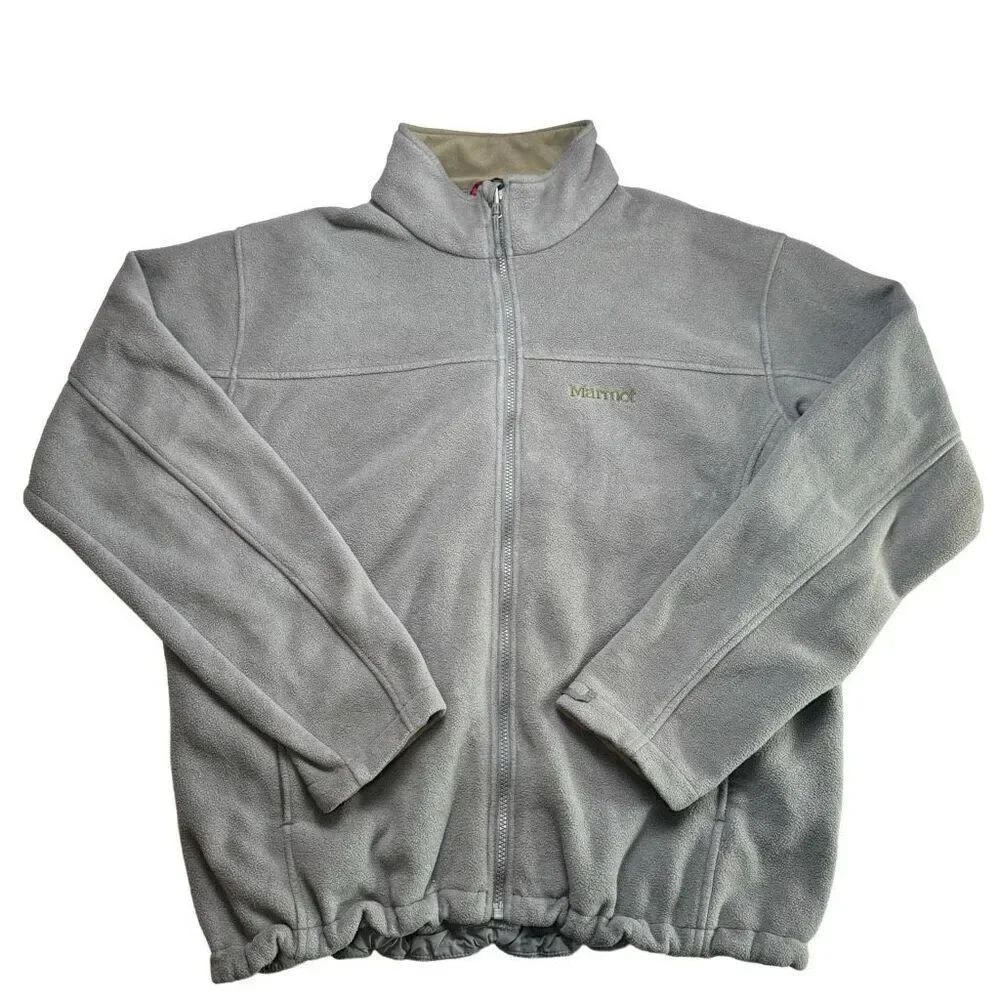 Marmot Men’s Fleece Full Zip Jacket‎ Grey Size XL